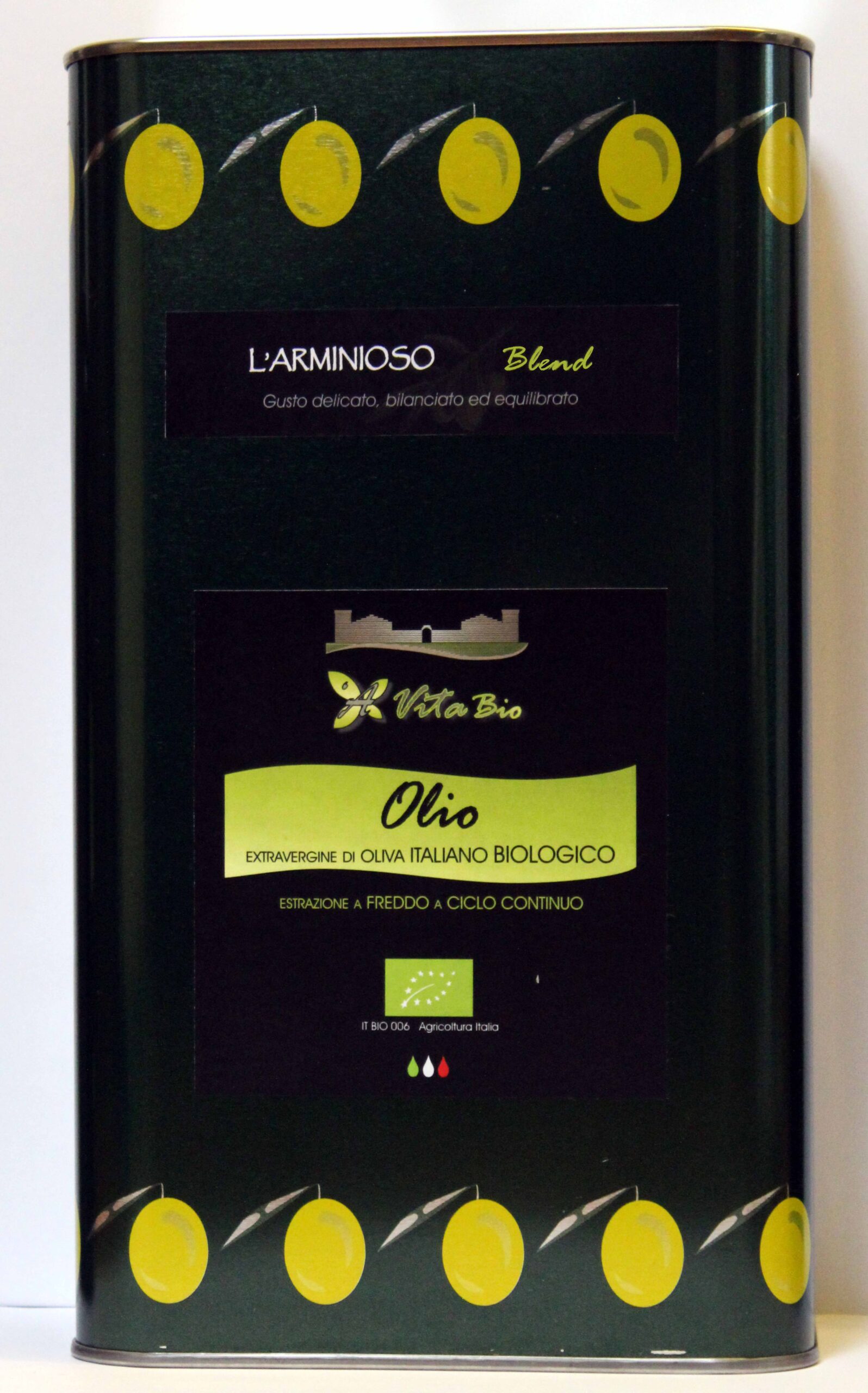 L'ARMONIOSO BIO - Lattina da 3 l