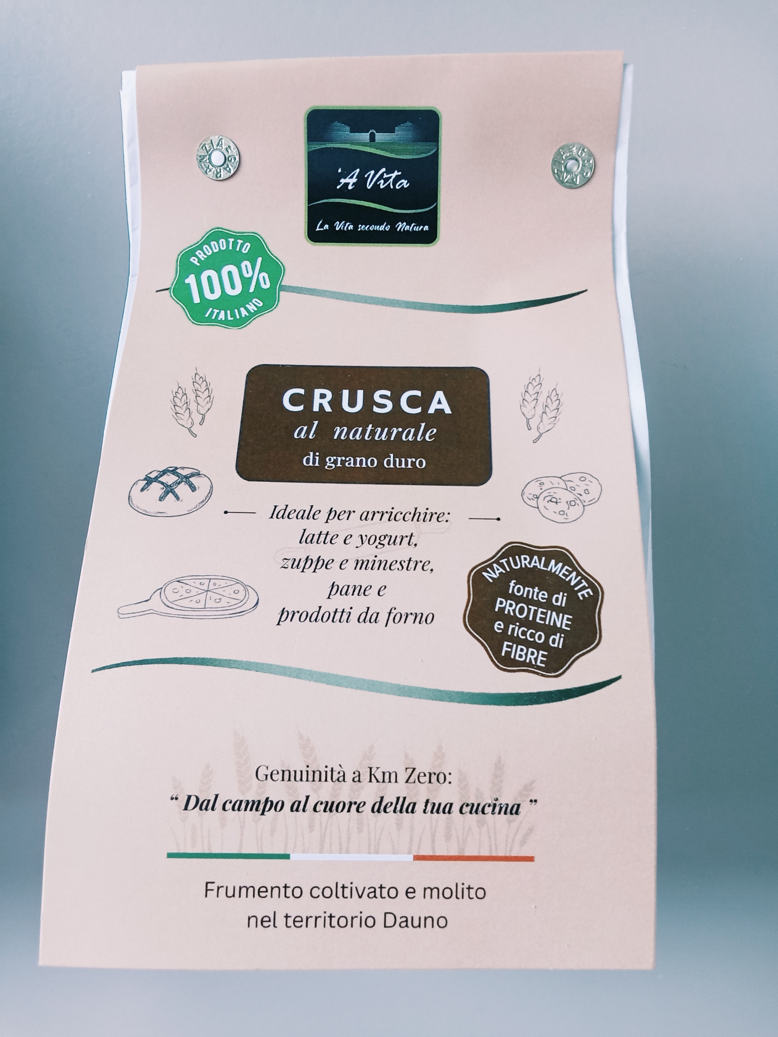 semole - Crusca di grano duro al naturale