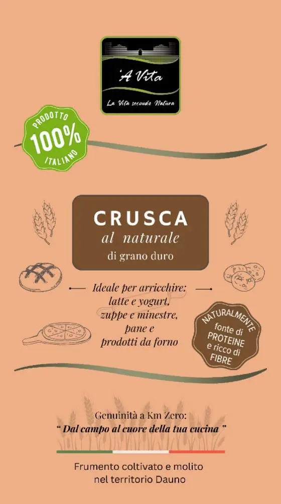 semole - Crusca di grano duro al naturale - immagine 4