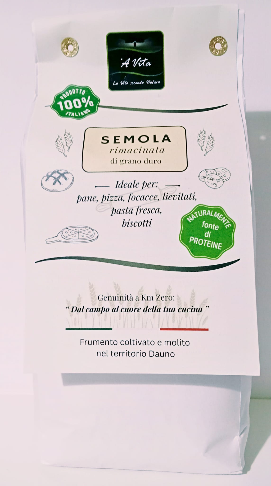 Semola rimacinata di grano duro