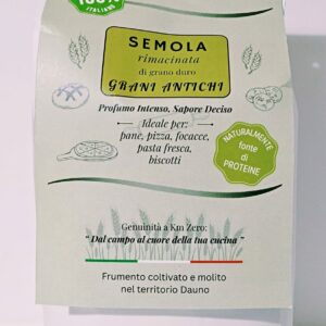 Semola rimacinata di grano duro ''grani antichi''